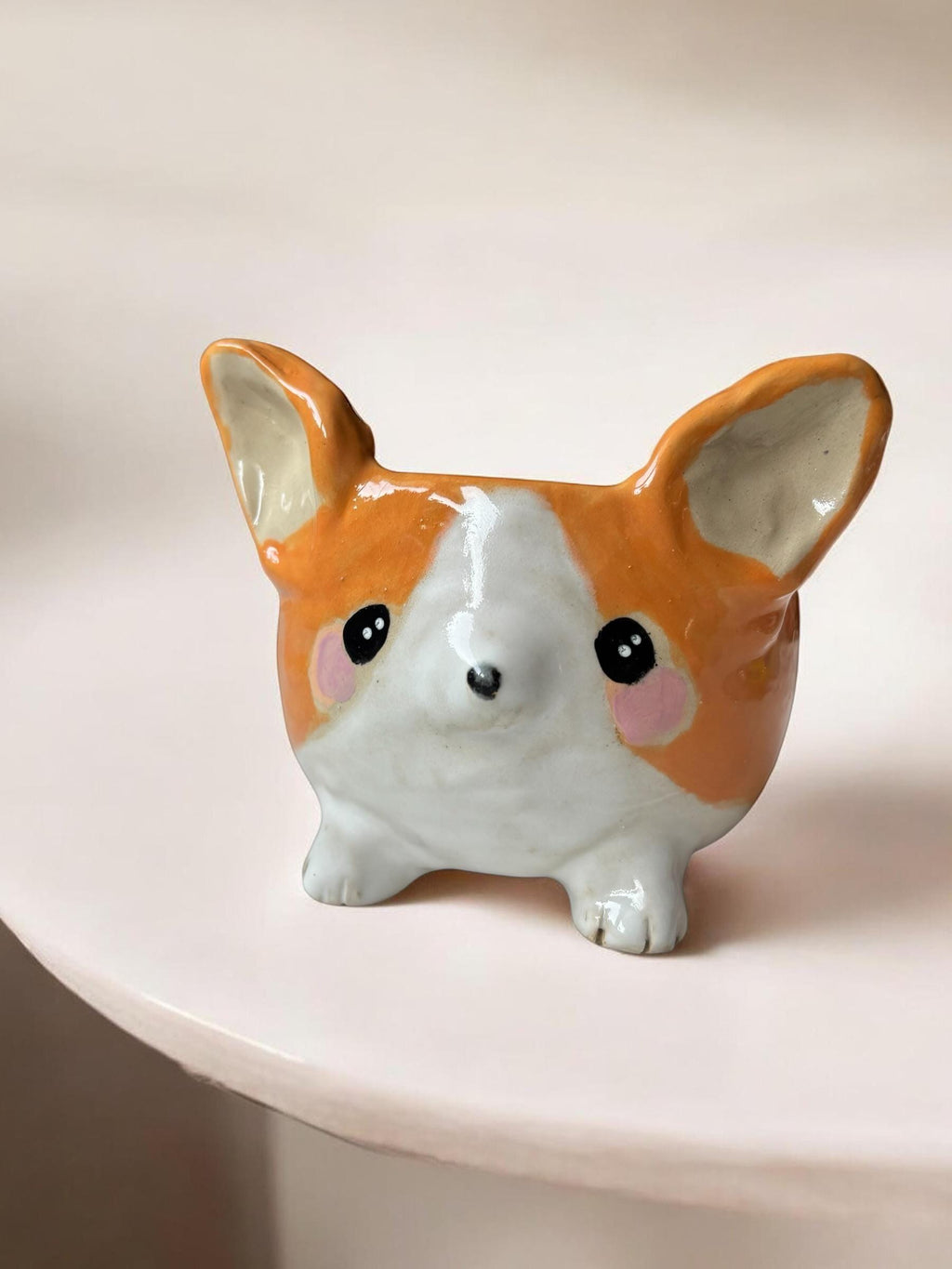 Grande tasse corgi faite main – Mug céramique artisanal – Tasse kawaii chien – Mug mignon pour café – Idée cadeau originale