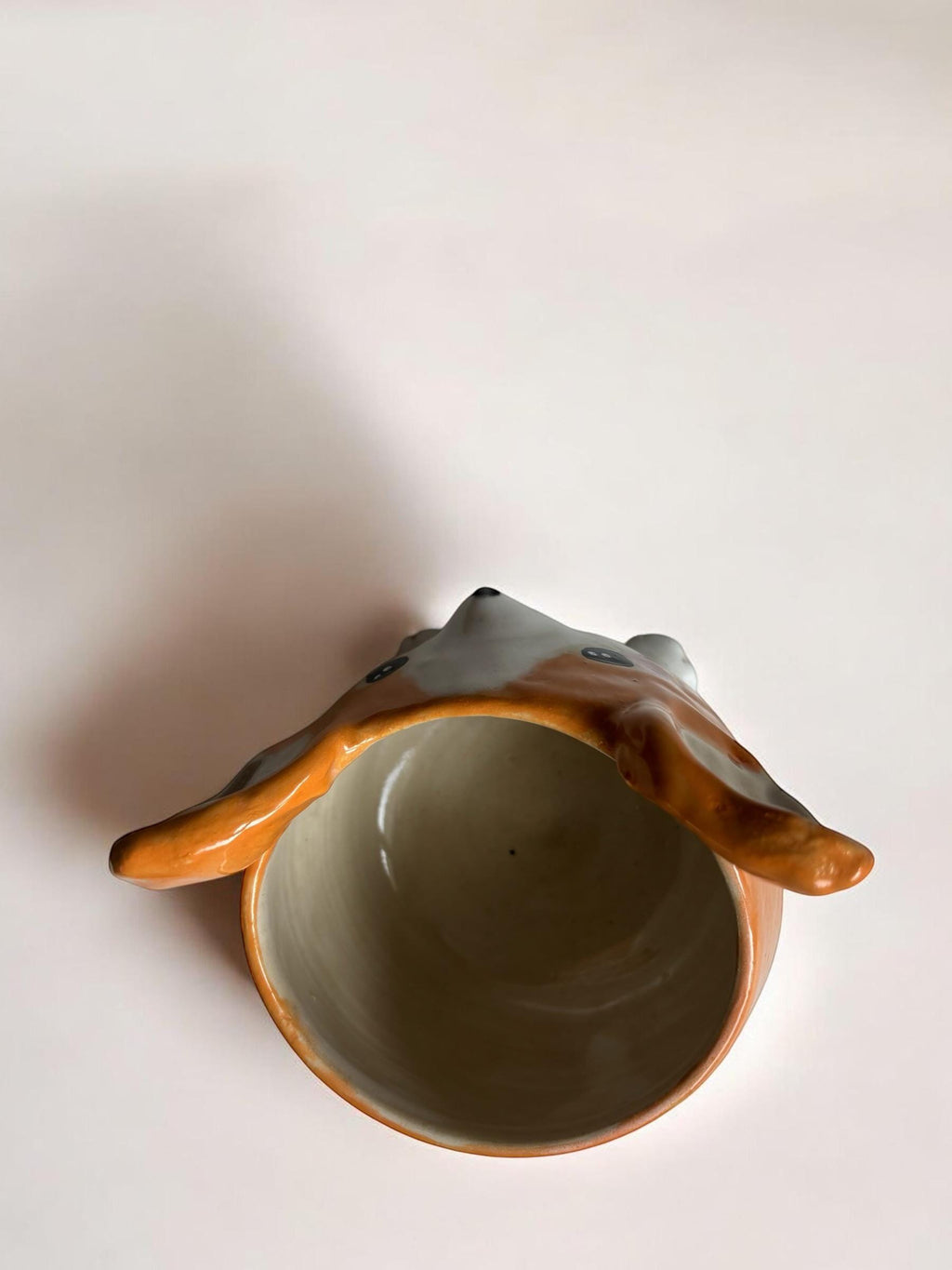 Grande tasse corgi faite main – Mug céramique artisanal – Tasse kawaii chien – Mug mignon pour café – Idée cadeau originale